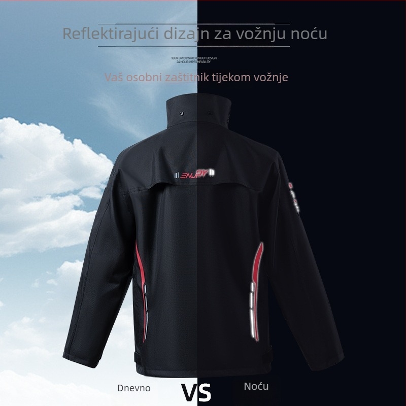 Set kišnog ponča za motocikl - Heavy Rain, Chun Ya tkanina 22 denier s PVC premazom, za odraslu osobu, 1 osoba, mogućnost prilagodbe i loga