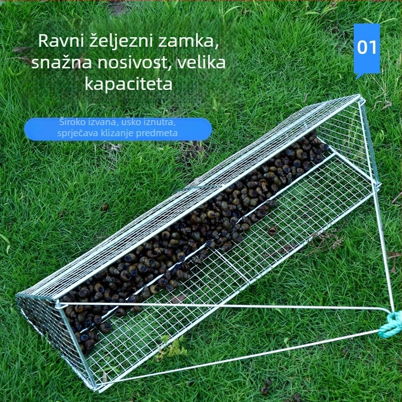 Chaoyu alat za hvatanje puževa — čelična konstrukcija, mrežasti koš i usisavanje