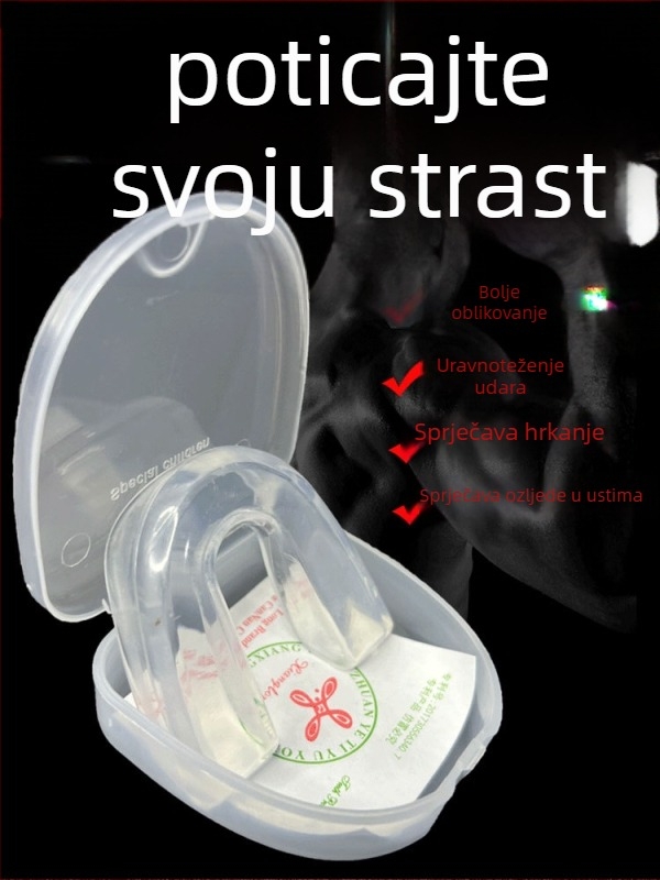 Zaštitnik za zube za box i borilačke vještine - PVC, vertikalni dizajn, 150 g, model 214, Feng Wei