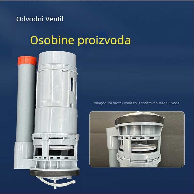 Set vodovodnih priključaka za spremnik WC - plastični ulazni ventil, ventil za dovod vode, odvodni ventil i ispušna ventila, marka Xinshengjie, moderan stil