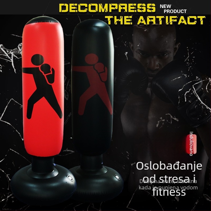 Boxerska vreća PVC, uspravna, 0,8 kg, pogodna za djecu