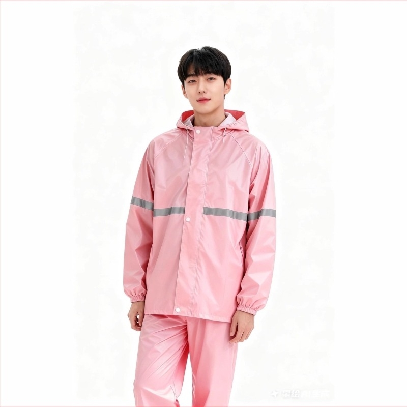 Unisex set kišobrane i hlača za kišu — Oxford platno, debljina tkanine 20 silk, PVC ljepilo vodootporni sloj, za odrasle za planinarenje