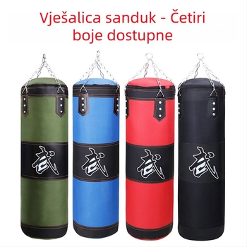Viseći trostruki sandbag za udarce, kućna fitnes, Oxford tkanina, 2 kg