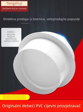 Ventil za provjeru za kupaonsku ventilaciju — nehrđajući čelik, SGS certifikat, model F76H59HJJSJ9TM, način korištenja: ispiranje, stil: kineski stil