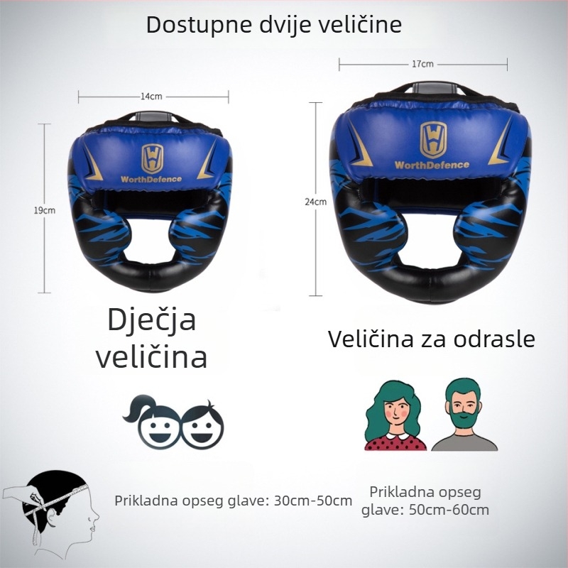 Worthdefence Boxerska kaciga PU | Model HE0187, Težina 0.23 kg
