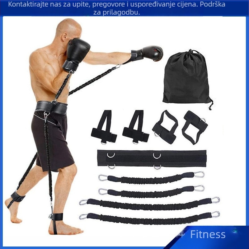 Saiaoty boksački trener s elastičnim užetom za trening nogu i Taekwondo unutarnji fitness