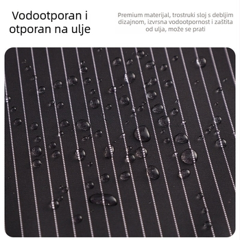 Pregača bez rukava, vodootporna, poliester, modern minimalistički stil za kuhinju