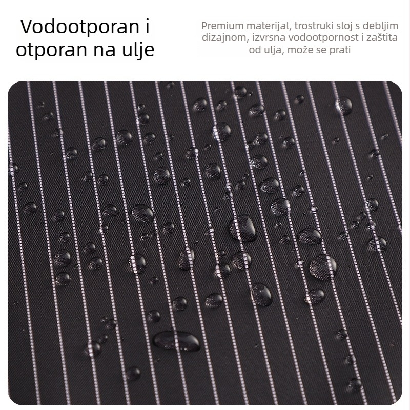Pregača bez rukava, vodootporna, poliester, modern minimalistički stil za kuhinju