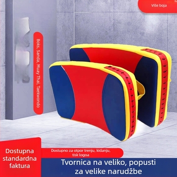 Taekwondo cilj prsa za Sanda trening (PU; vertikalni stil; model Thai curved chest target; Duoyou)