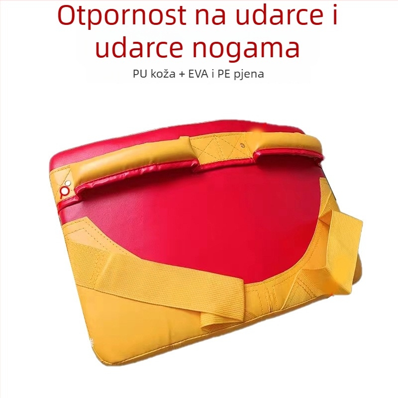 Taekwondo cilj prsa za Sanda trening (PU; vertikalni stil; model Thai curved chest target; Duoyou)