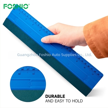 FOSHIO Škrabalo za folije automobila i tapete – TPEE materijal, dugačak držač s mjernom skalom