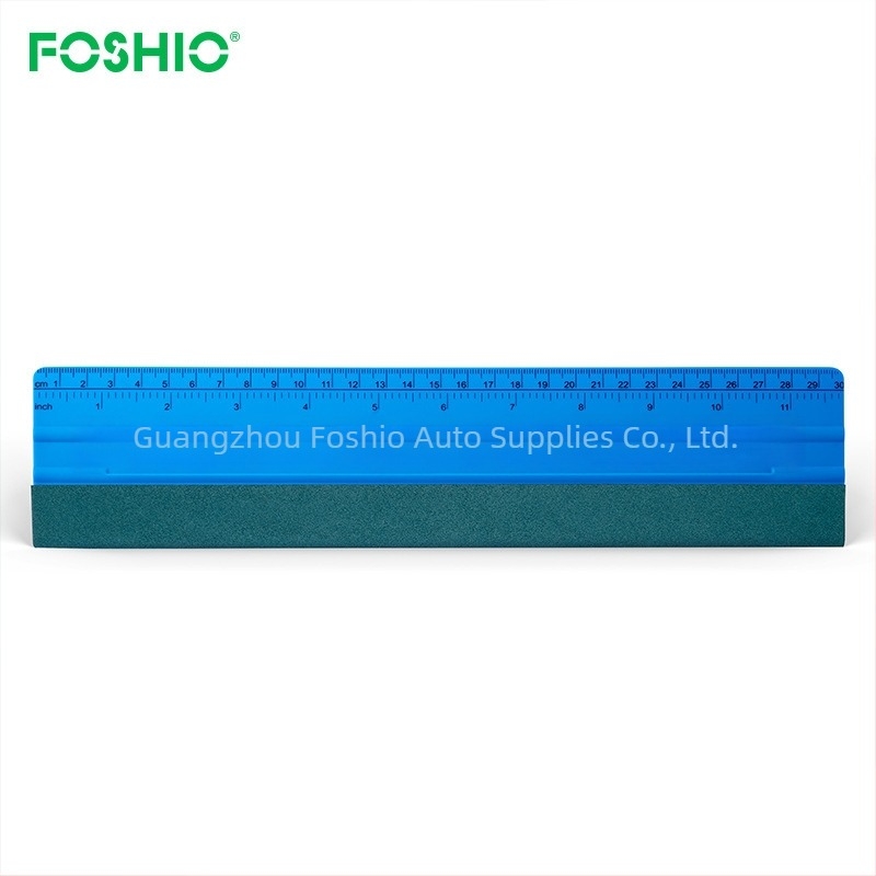FOSHIO Škrabalo za folije automobila i tapete – TPEE materijal, dugačak držač s mjernom skalom