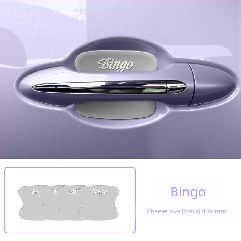 Zaštitni film za kvaku vrata automobila za Sm-Wuling Bingo – otporan na ogrebotine, dekorativan, zaštita boje