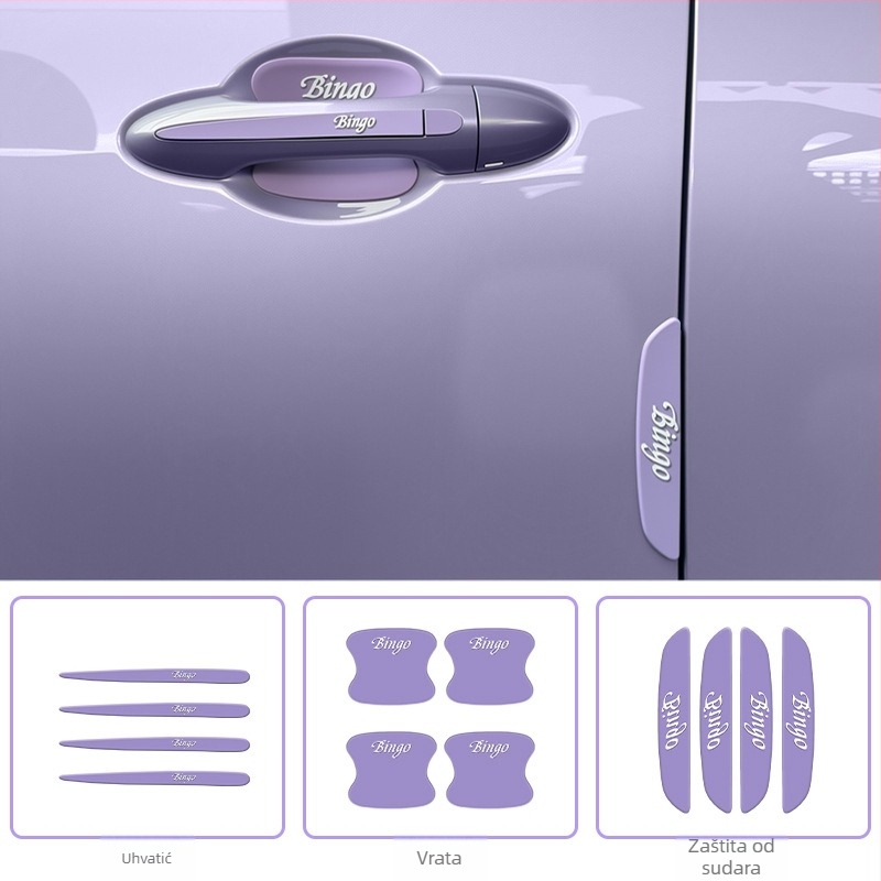 Zaštitni film za kvaku vrata automobila za Sm-Wuling Bingo – otporan na ogrebotine, dekorativan, zaštita boje
