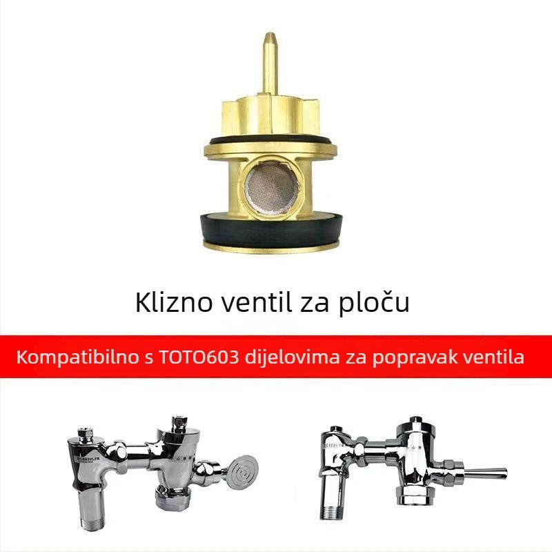 Brzo otvarajući ventil za ispiranje – keramičko-mjedno jezgro ventila, ručna ručka