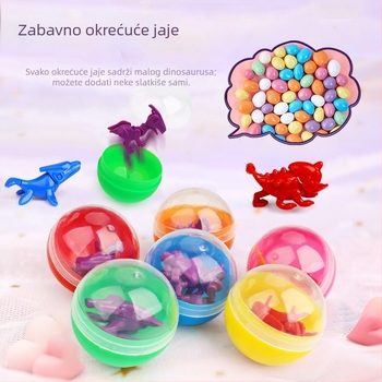 Električna Gashapon igračka za djecu – edukativni interaktivni stroj, roditelj-dijete igru, glazba i odgovor na dodir, ABS, dvostruko napajanje (na baterije i mrežu), za uzrast 0–3 godine, unisex