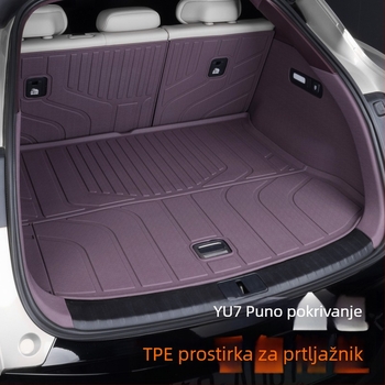 Podloga za prtljažnik za Xiaomi Yu7, potpuno prekrivanje, dodaci za uređenje automobila