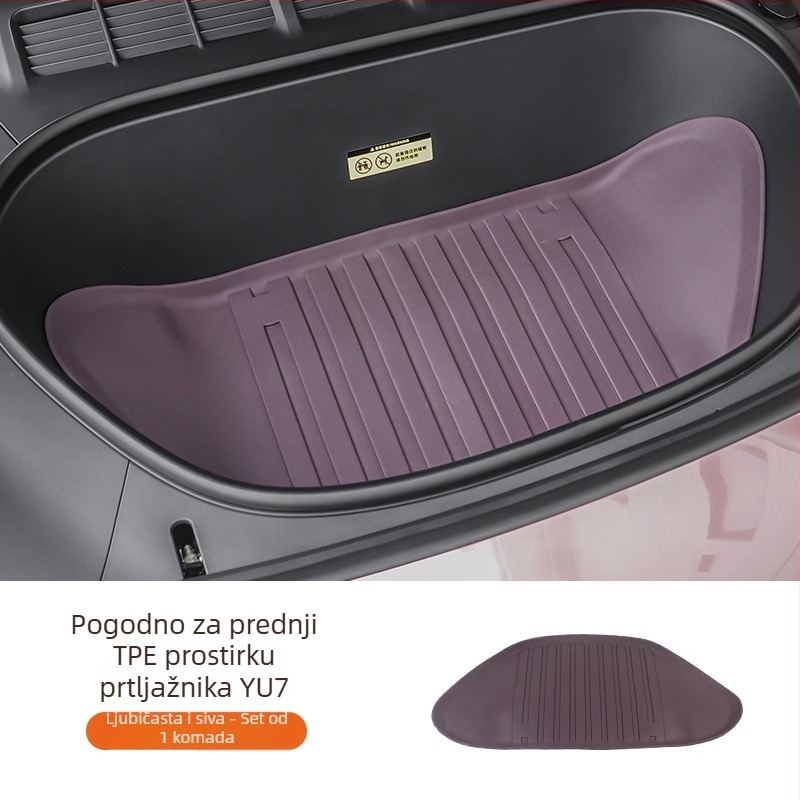 Podloga za prtljažnik za Xiaomi Yu7, potpuno prekrivanje, dodaci za uređenje automobila