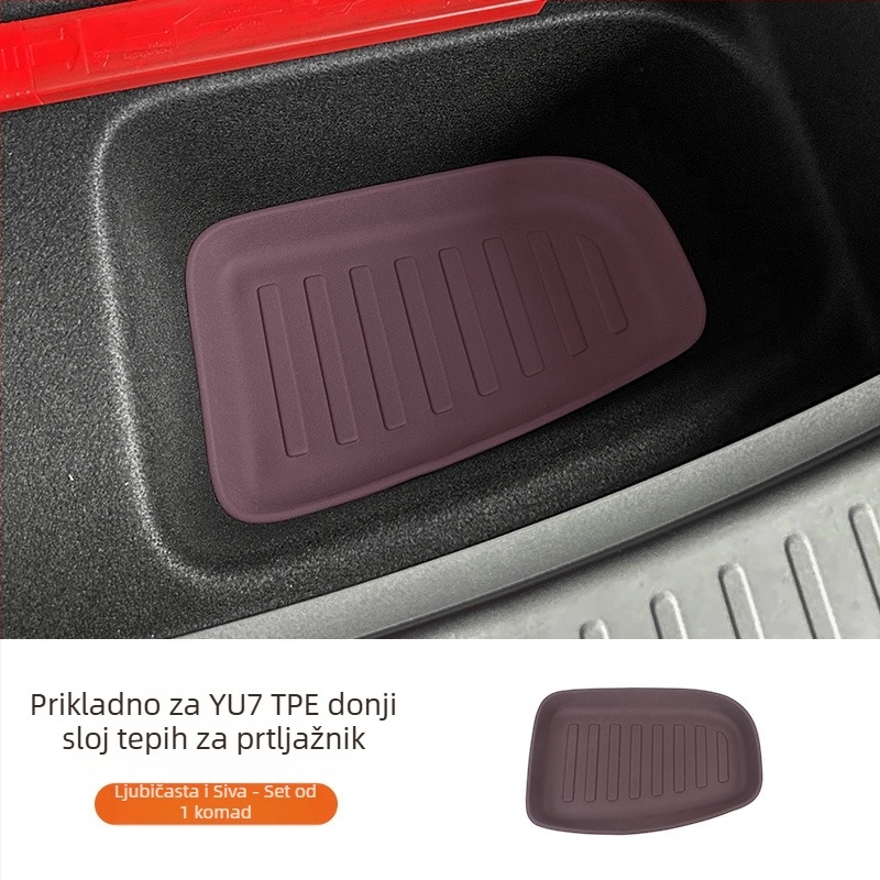 Podloga za prtljažnik za Xiaomi Yu7, potpuno prekrivanje, dodaci za uređenje automobila