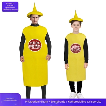 Halloween party kostim set – zabavan cosplay rekvizita, PD-1042, proljeće 2026, Materijal: poliester / mješavina pamuka, Uzrast 18–24, Personalizirani street stil