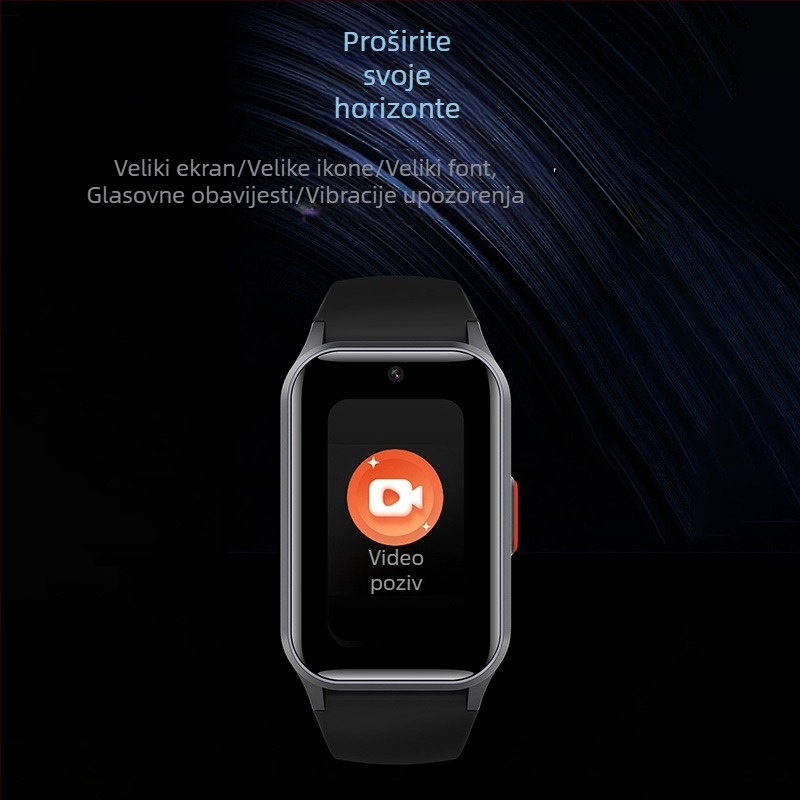 Pametni sat s GPS pozicioniranjem, praćenjem krvnog tlaka i srčanog ritma, vodootporan TFT zaslon, USB punjenje, domet iznad 10 m