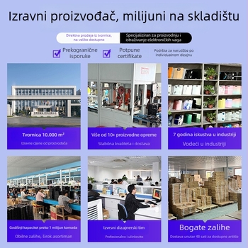 Vaga za težinu – visoko precizna kućna elektronička vaga, kapacitet 180 kg, punjiva, jednostavan dizajn