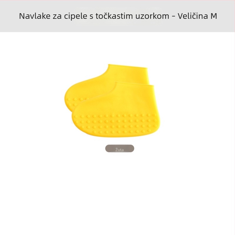Silikonske navlake za cipele za kišu, vodootporne, debeli, prenosne, za odrasle i djecu, za vanjsku uporabu