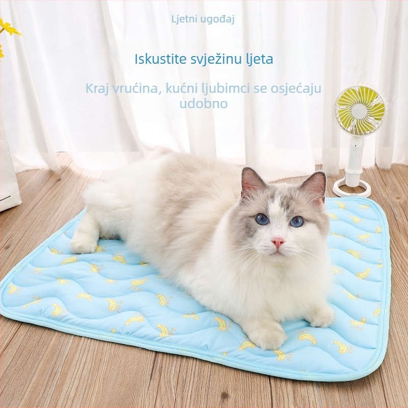 Hladna podloga za kućne ljubimce s Ice Silk, prozračna, za pse i mačke — model 20213, brend Happy