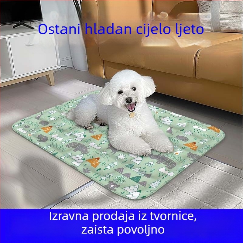 Gel hlađenje ležaljka za kućne ljubimce – Kategorija: Ležaljka; Materijal: Gel; Pogodno za: pse; Čišćenje: Ne ispirati; Bez ladice za zahod