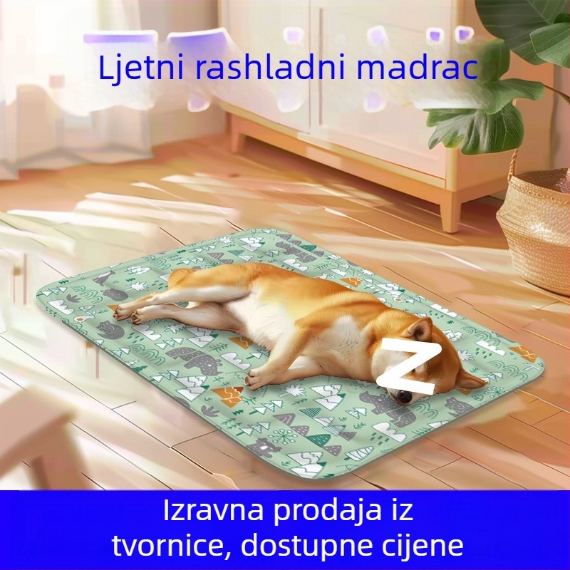 Gel hlađenje ležaljka za kućne ljubimce – Kategorija: Ležaljka; Materijal: Gel; Pogodno za: pse; Čišćenje: Ne ispirati; Bez ladice za zahod