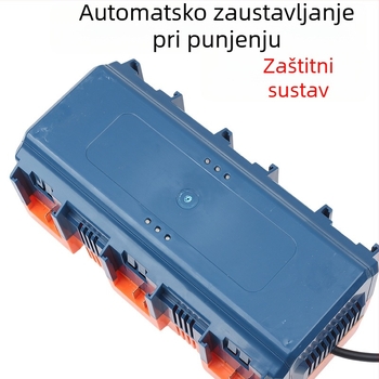 Brza baza za punjenje litijeve baterije, A3 utor, pametno brzo punjenje, kompatibilno s 4/6 sjedala
