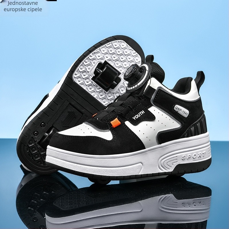 Heelys dječje tenisice – unisex, dvostruke PU kotačiće, skrivena peta, tenisice za trčanje s okretljivom kopčom, model 866