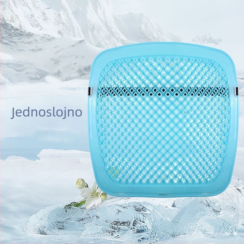 Jastuk za sjedalo automobila s ventilacijom, ploski oblik, punilo od lavande, drvena površina