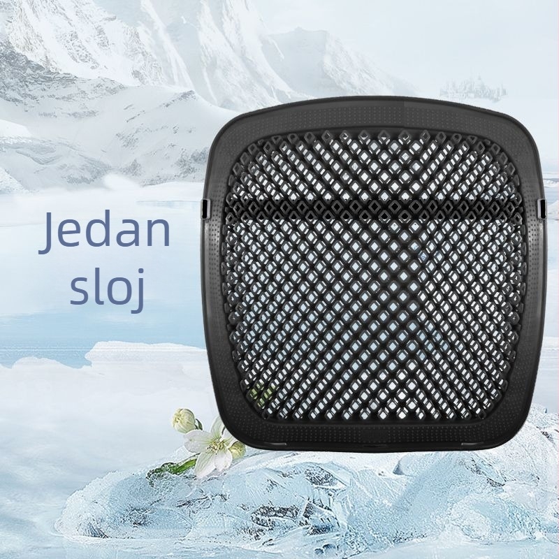 Jastuk za sjedalo automobila s ventilacijom, ploski oblik, punilo od lavande, drvena površina