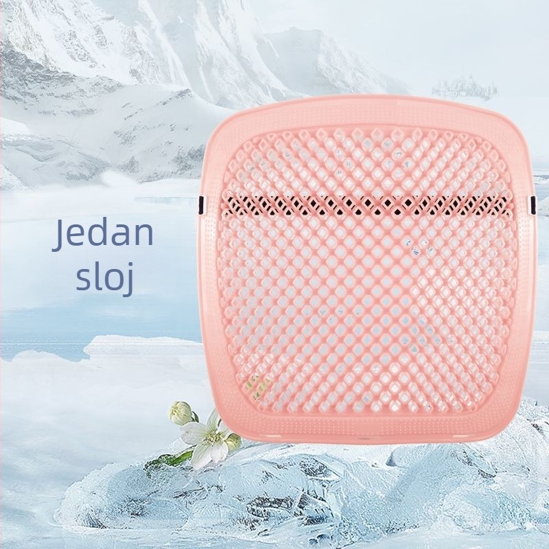 Jastuk za sjedalo automobila s ventilacijom, ploski oblik, punilo od lavande, drvena površina