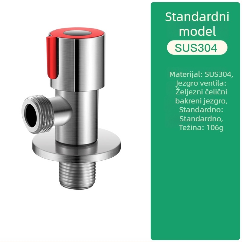 Uglovni ventil s navojnim spojem, radni tlak 1.0 MPa, za slavine — Triangle Valve