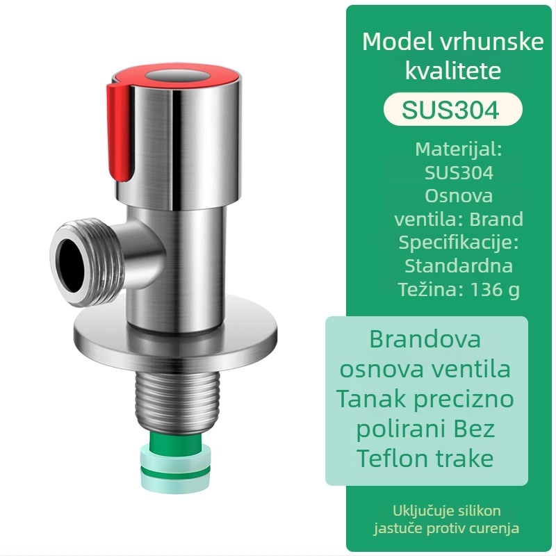 Uglovni ventil s navojnim spojem, radni tlak 1.0 MPa, za slavine — Triangle Valve