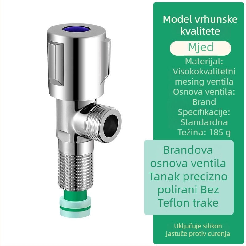 Uglovni ventil s navojnim spojem, radni tlak 1.0 MPa, za slavine — Triangle Valve