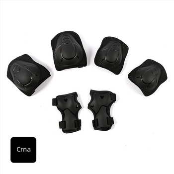 Dječji set zaštite za rolanje: koljena, laktovi i zapešća, 6-djelni set, materijal od pjene