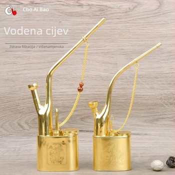 Vintage set nargila – metalna konstrukcija, komplet dodataka, vintage stil