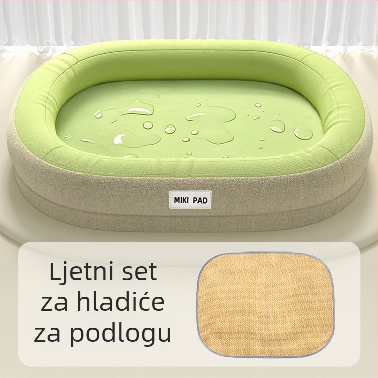 Krevet za pse: vodootporan, otporan na grizenje, periv i odvojiv, za sva godišnja doba, unutarnja upotreba (PP Cotton)