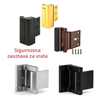 Blokator vrata – model ZC012, aluminijska legura, elektroplatirani premaz, ugradnja na vrata, ručno upravljanje
