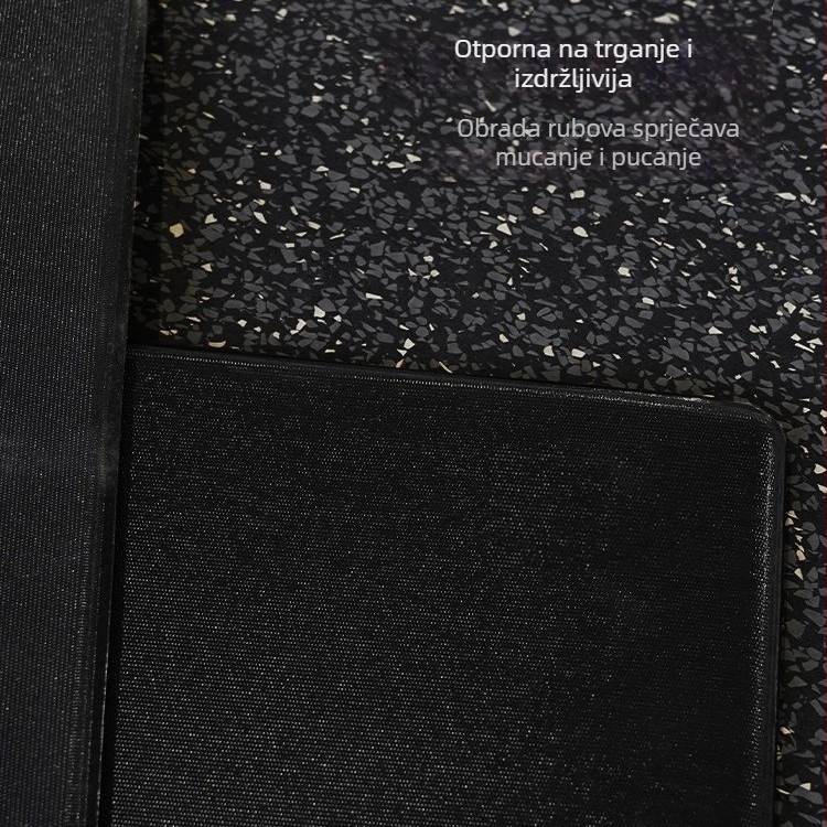 PVC visokodenzitetna joga podloga – vrhunska protuklizna trening podloga, 8 mm debljina, 1270 g, prilagođena obrada