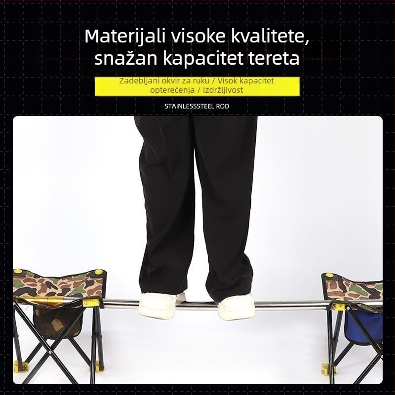 Dječji teleskopski štap za mrežu za ribolov od nehrđajućeg čelika