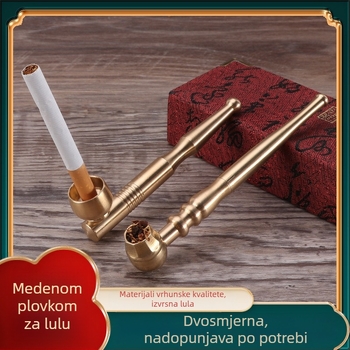 Kaiqiu mesingana lula za pušenje, tradicionalna dvostruka upotreba s odvojivim filtrom