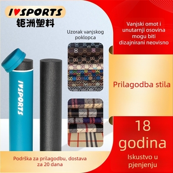 Joga valjak od pjene – IVSPORTS/Juzhou Plastics, pomagala za jogu, pogodno za fitness opremu, masažu za zdravlje, fitness ljepotu, pokrete i ples