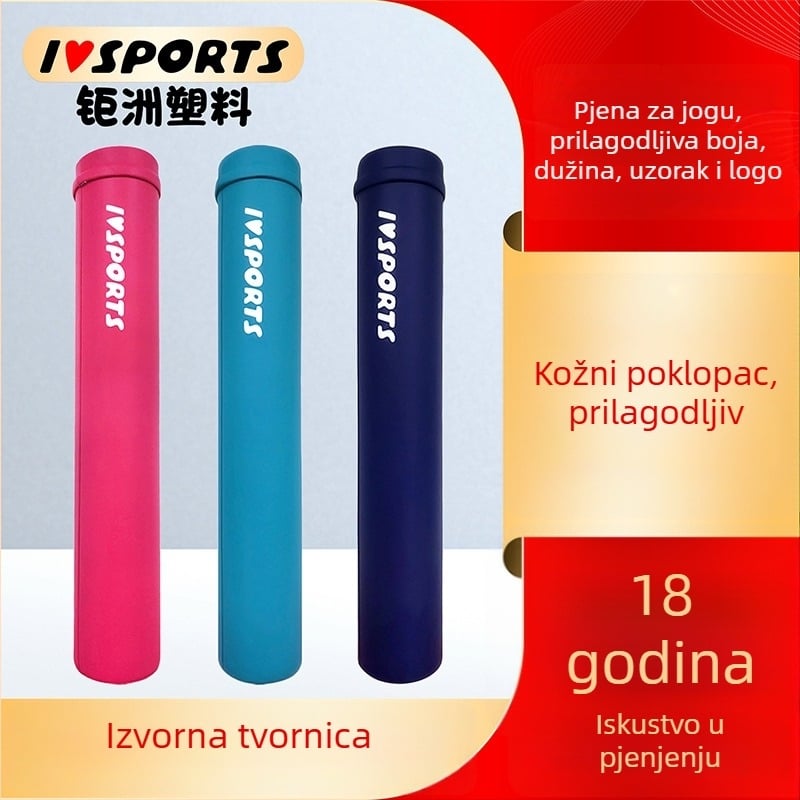 Joga valjak od pjene – IVSPORTS/Juzhou Plastics, pomagala za jogu, pogodno za fitness opremu, masažu za zdravlje, fitness ljepotu, pokrete i ples