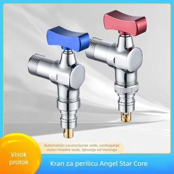 Bakarni ventili: Ball Valve, Angle Valve, Triangle Valve za slavinu i ulaz vode u bojler — Model CJ, radni tlak 1.2 MPa, unutarnji promjer 4 točke, montaža na površinu, materijal bakar