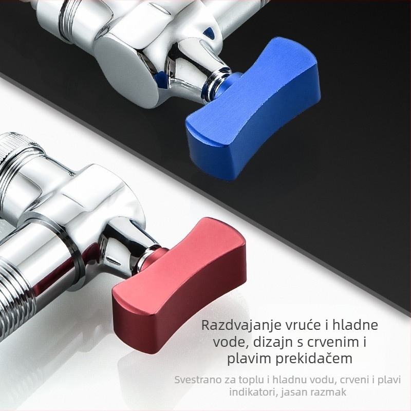 Bakarni ventili: Ball Valve, Angle Valve, Triangle Valve za slavinu i ulaz vode u bojler — Model CJ, radni tlak 1.2 MPa, unutarnji promjer 4 točke, montaža na površinu, materijal bakar