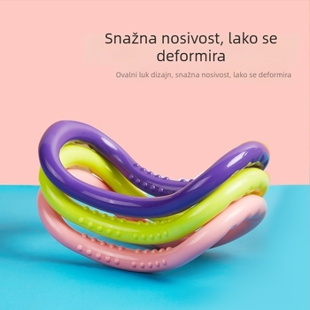 Joga prsten s dvostrukim masirajućim točkama, za cijelo tijelo, idealan za trening, zdravstvenu njegu i ljepotu